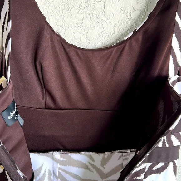Connected Apparel Brown and White Zebra Print - Picture 6 of 10